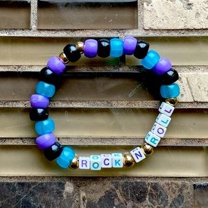 Friendship Bracelet Swiftie Festival “ROCK N ROLL” Handmade Rave